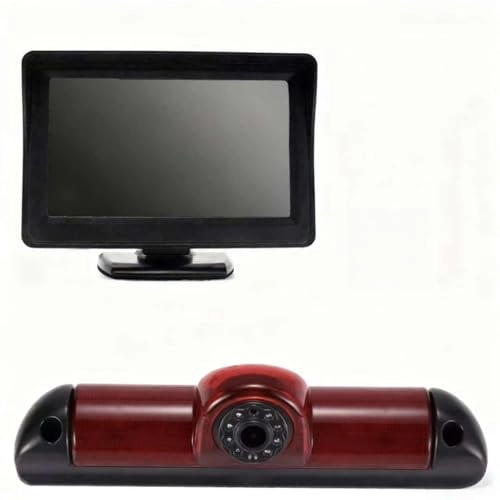 Reversing Camera + LCD Colour Display Monitor - Night vision AHD video signal or CVBS signal 1280 x 720 pixels