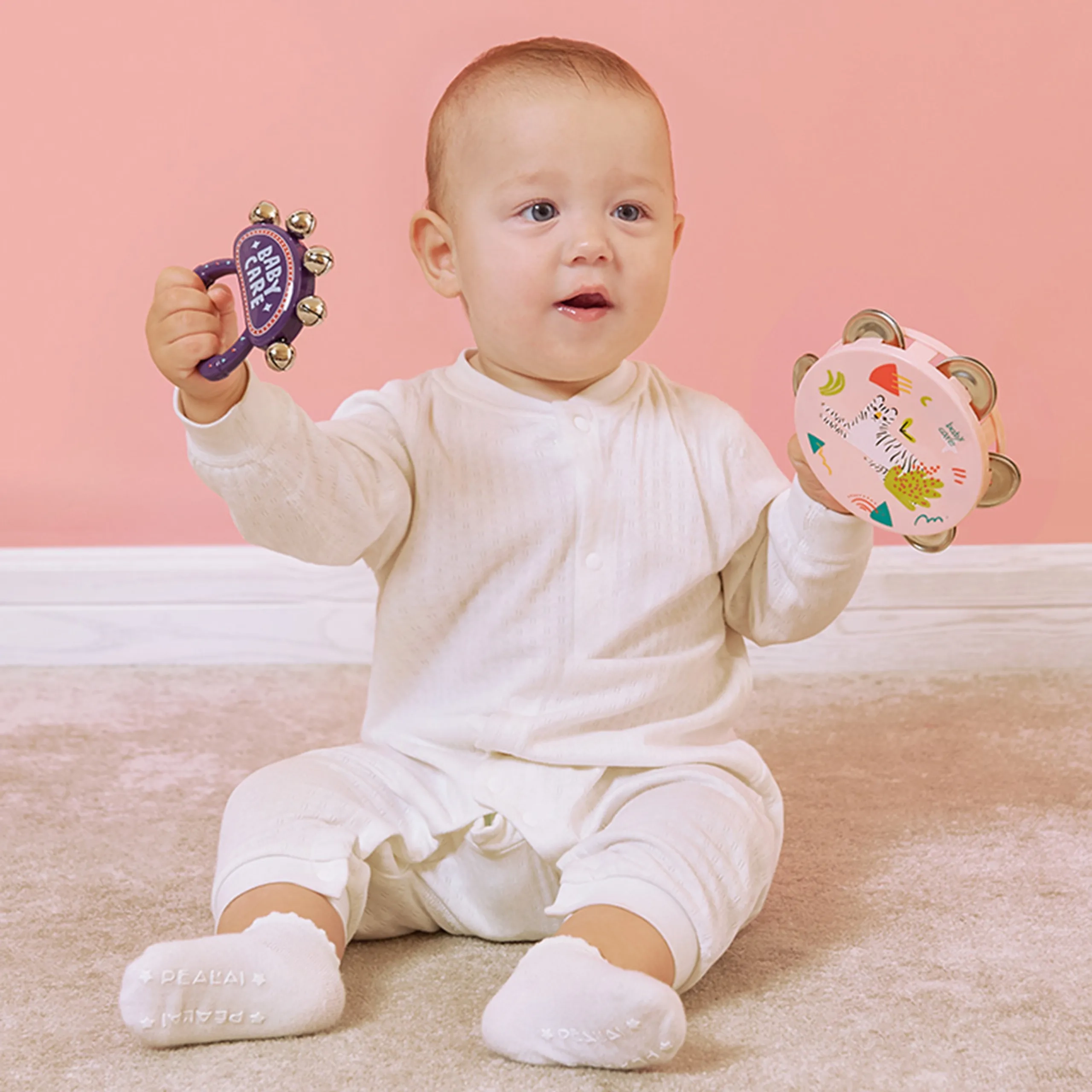 Baby Tambourine - Suitable for 3 to 6 months