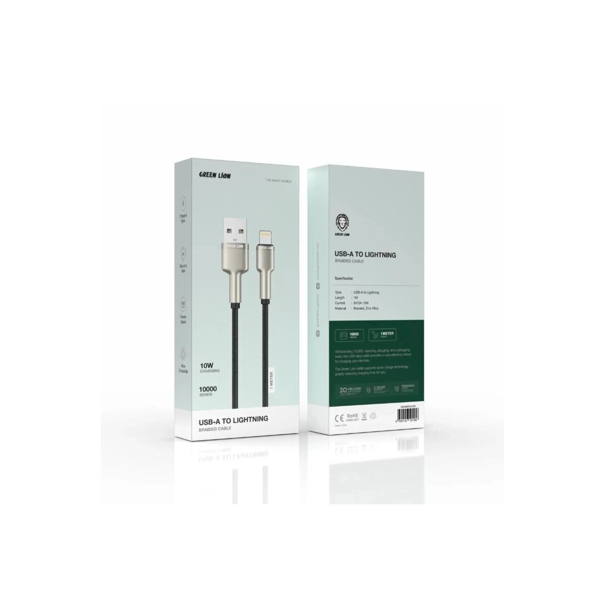 Charge Cable 18W USB-A to Lightning 1m Braided