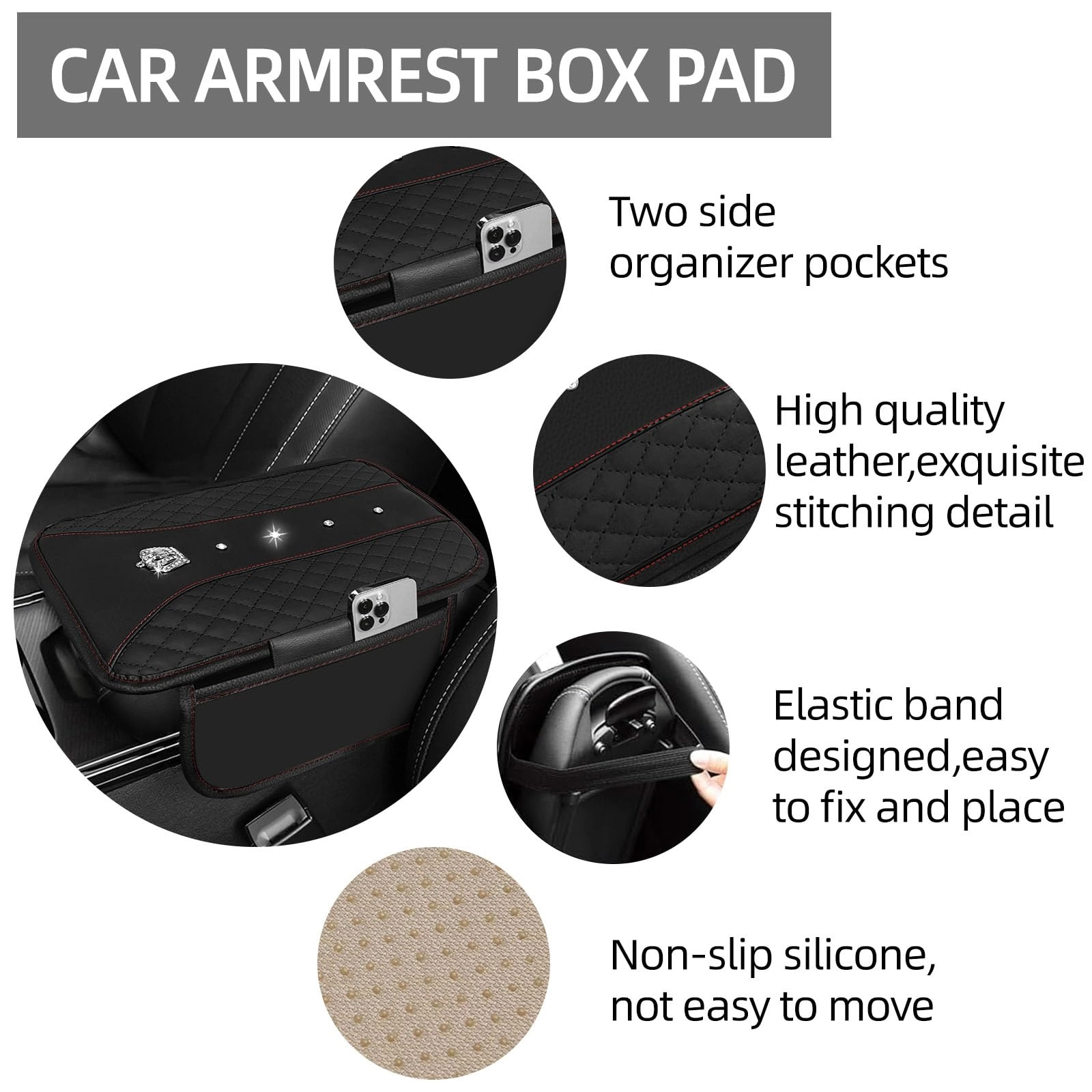Bling Car Accessories Set