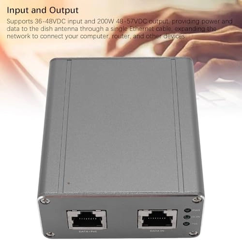 PoE Gigabit Injector - 200W 36-48VDC 48-57VDC