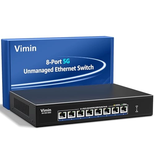 8x5G Ethernet(Unmanaged) - 8-ports