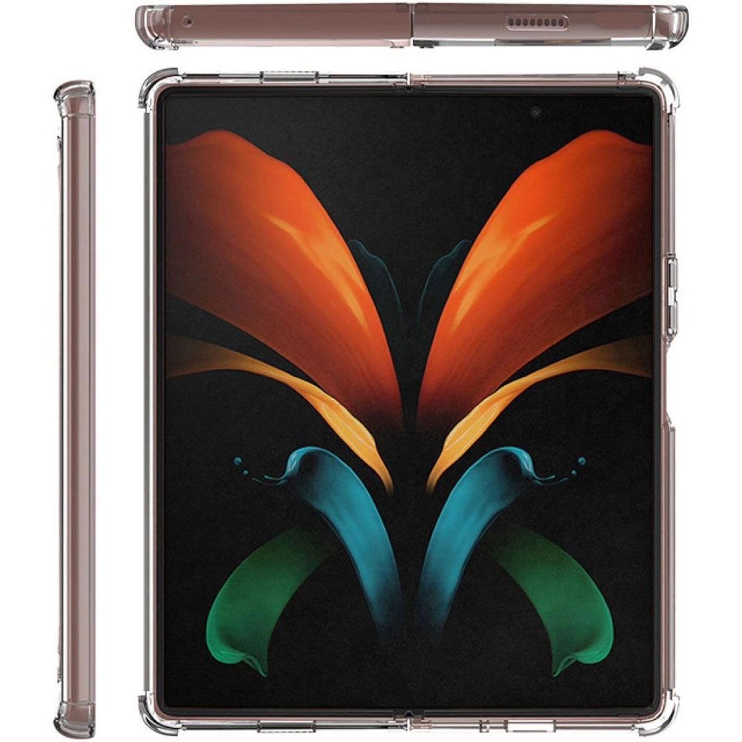 Drop Protection Case Protective Case for Samsung Galaxy Z Fold 3 - TPU Protective Case