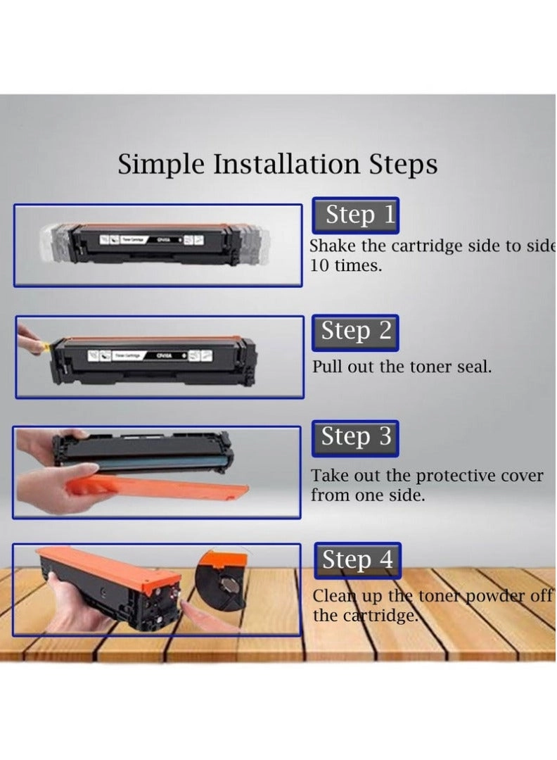 Compatible Toner Cartridge 731 - Black Cyan Magenta Yellow