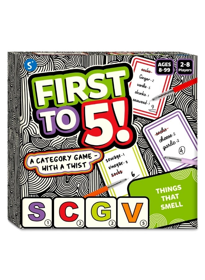 First to 5! - Card Game
