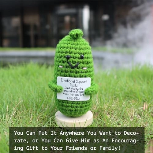 Emotional Support Pickle - Birthday, Christmas, Friendship Day, Some special days, Various decorative occasions