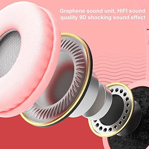 Cute Cat Ear Gaming Headphones Wireless Headset