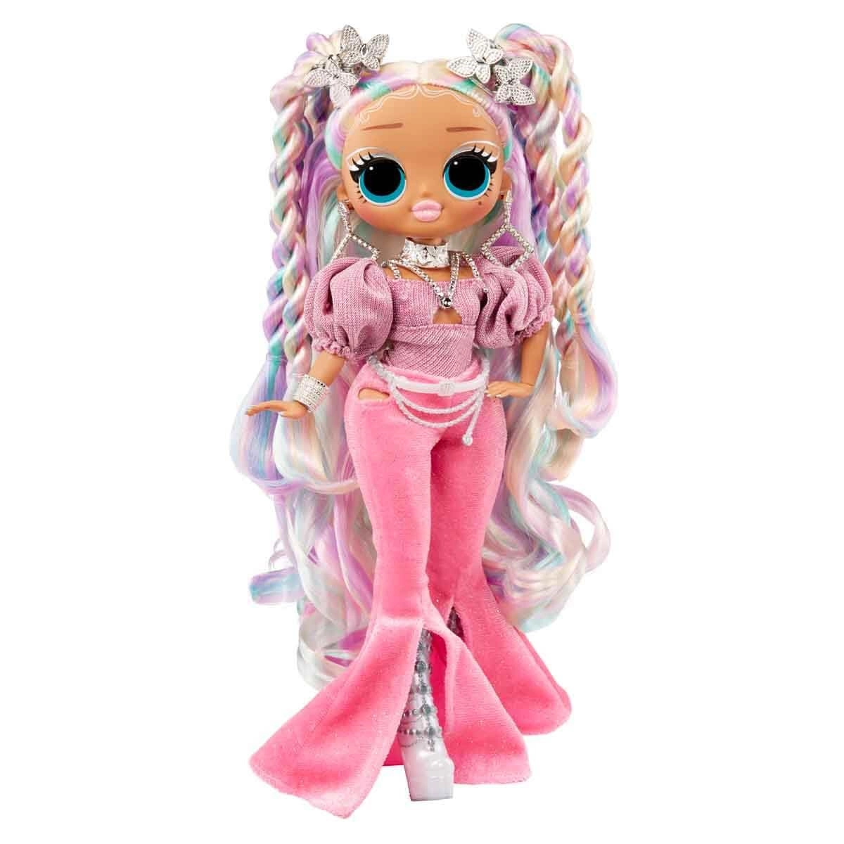 LOL OMG Fashion Show Hair Edition Twist Queen Doll - 10-inch Transforming Hair Ages 4+