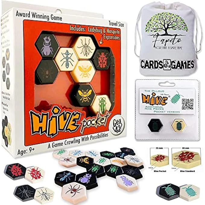 Fapeto more than a simple name Hive of Insects - Pocket Version + Hive of Insects: Pillbug - Pocket Version Expansion + Drawstring Bag - Random Color