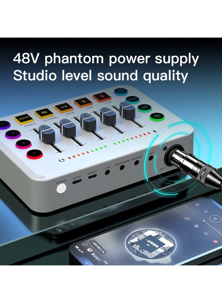 AmpliGame SC3 - XLR 48V Phantom Power RGB