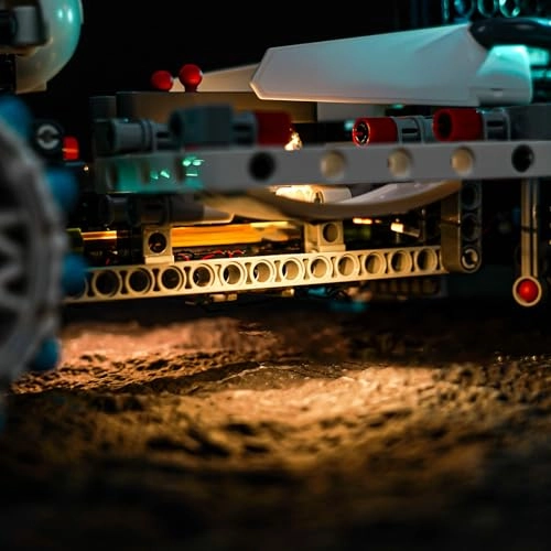 LED Light Set - Compatible with Lego 42211 Lunar Outpost Moon Rover Space Vehicle Touch Dimmer Switch