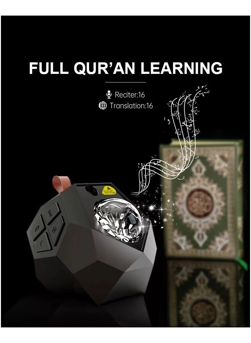 Projection Qur'an Speaker - Black
