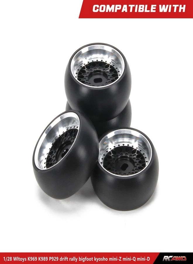 No More Glue Drift Wheel Tire - 1/28 27mm