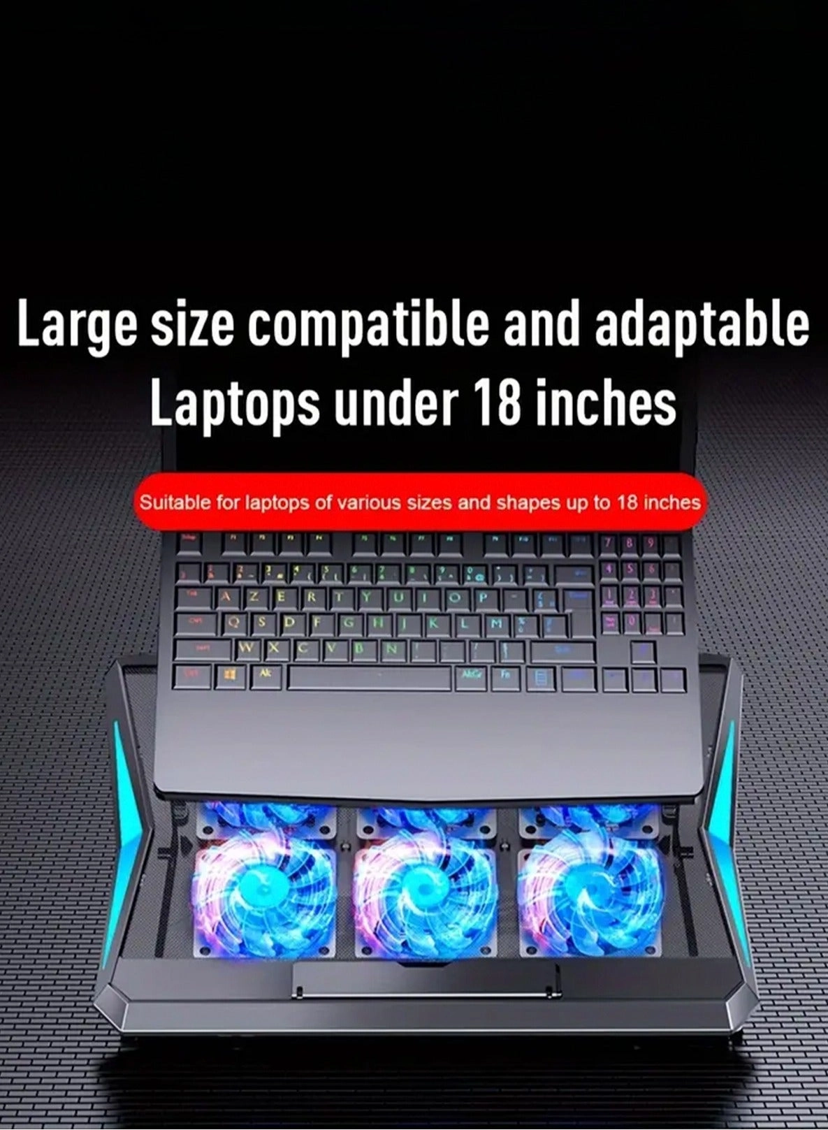 laptop cooling pad - 6 fans 18 inch