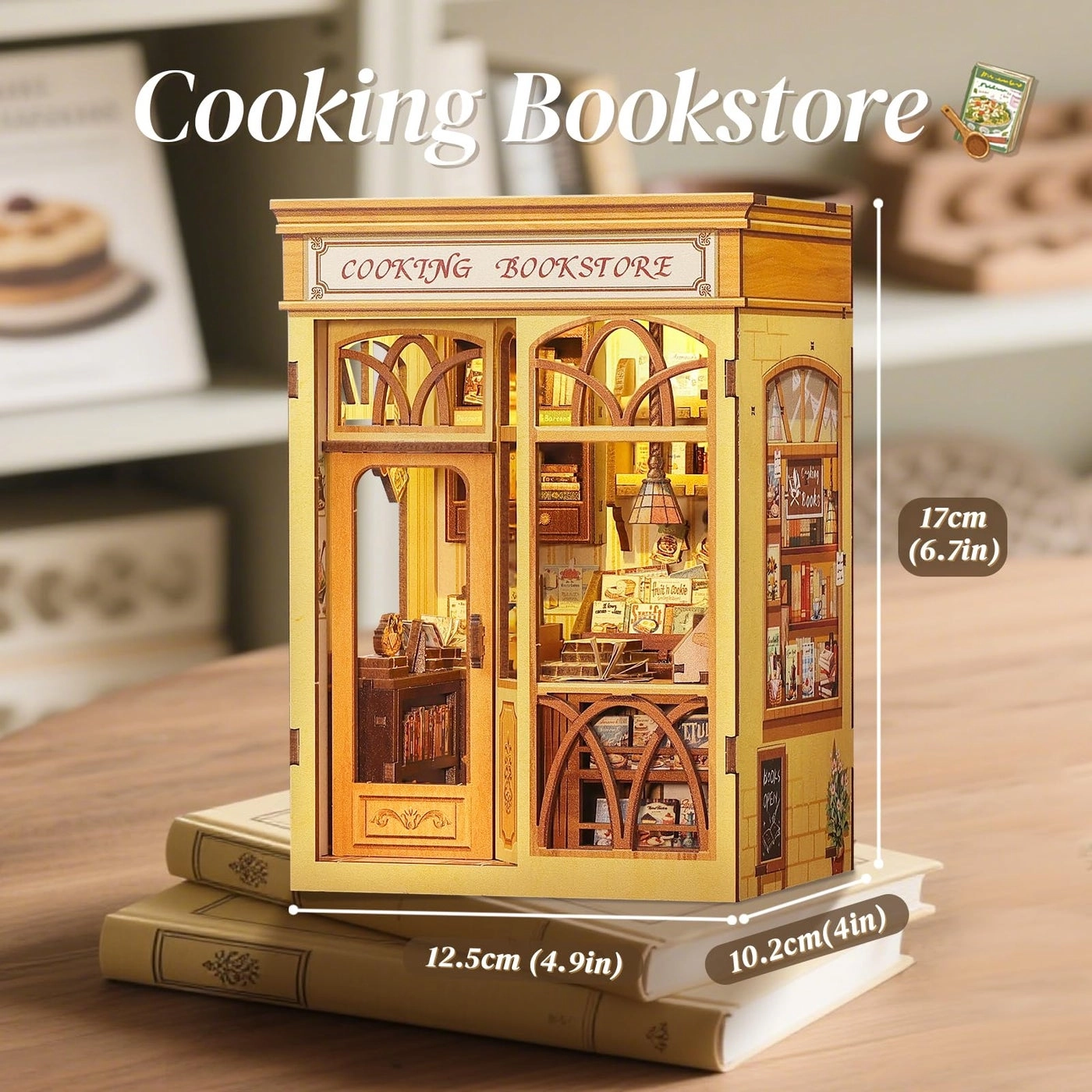 Book Nook Kit - Cooking Bookstore