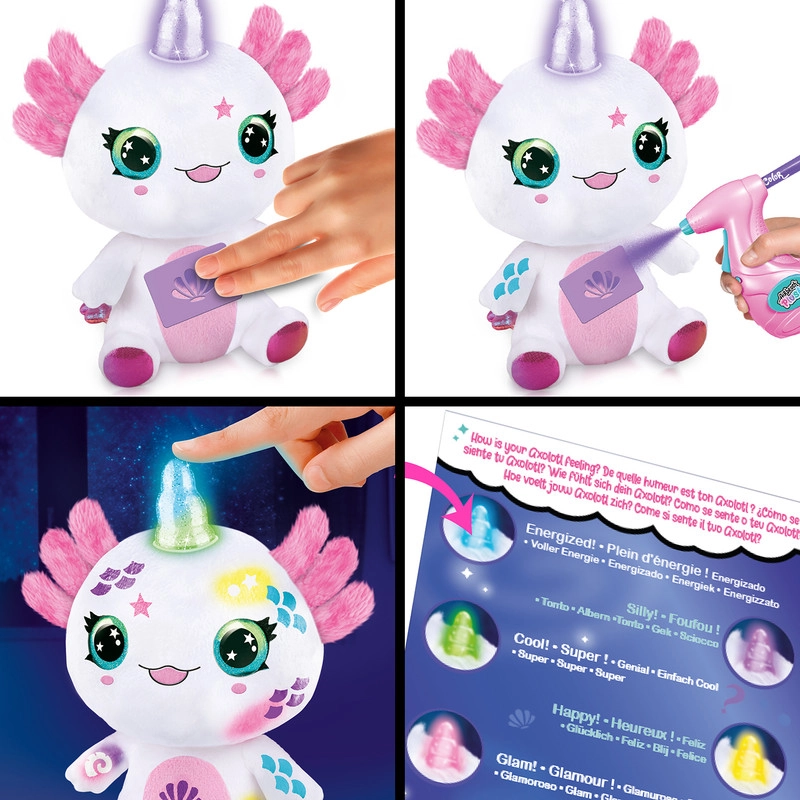 Airbrush Plush Axolotlcorn Light Up Kit - 6+ years