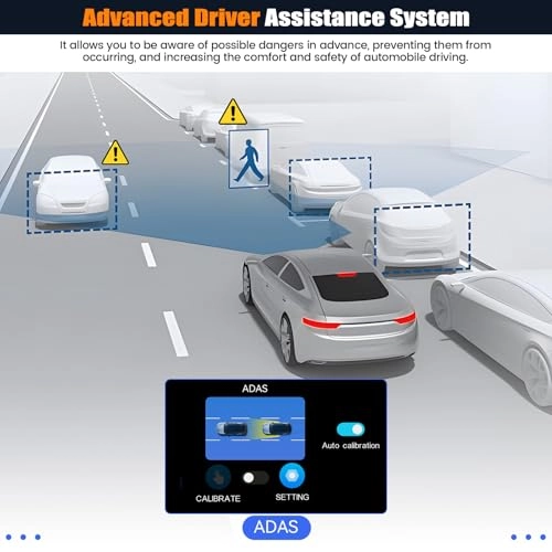 9.66 Inch Mirror Dashcam - 4K 25FPS