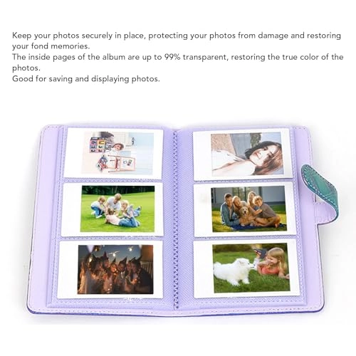 Mini 108 Pockets PU Leather Photo Album