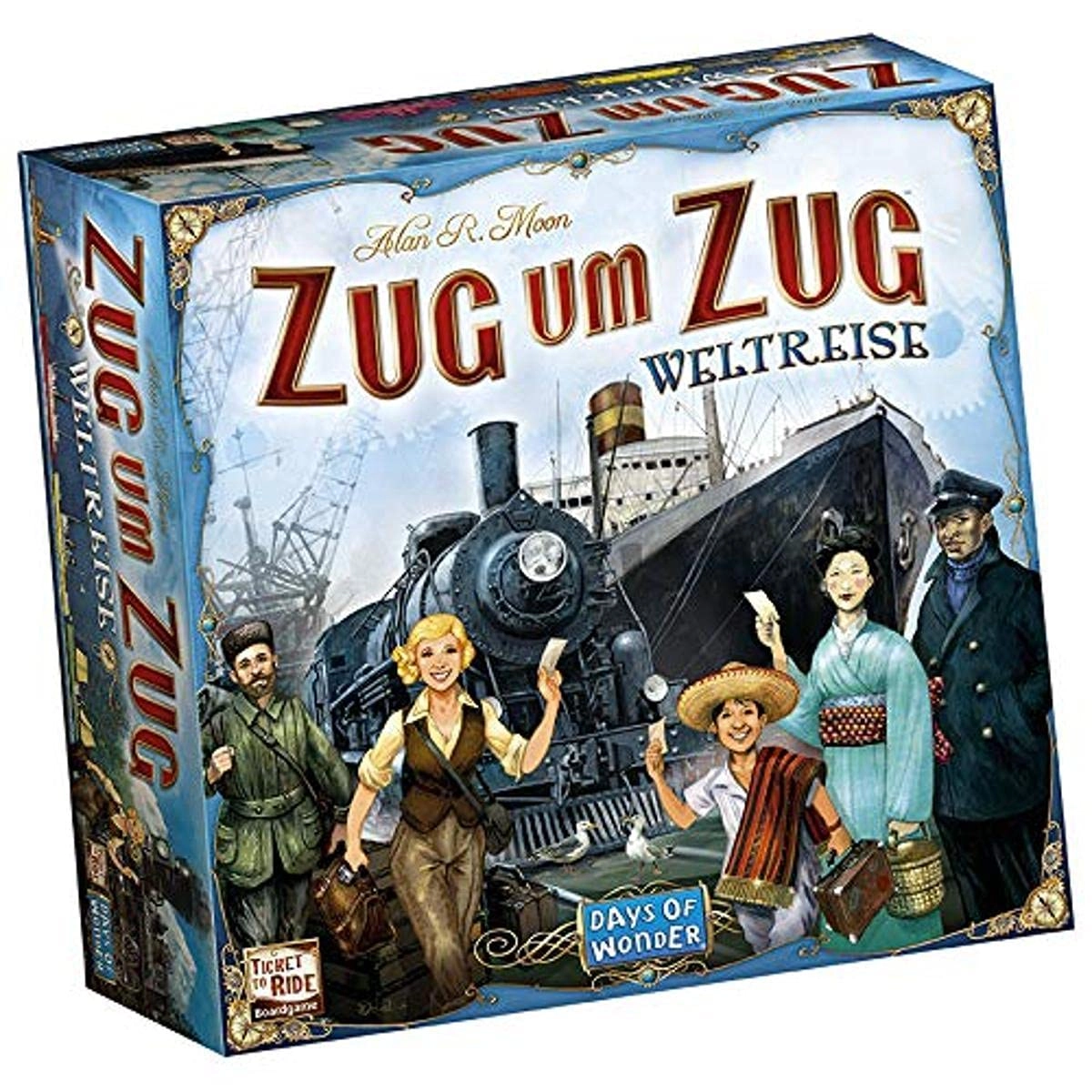 Days of Wonder Train to Train: World Travel - Family Edition (German)