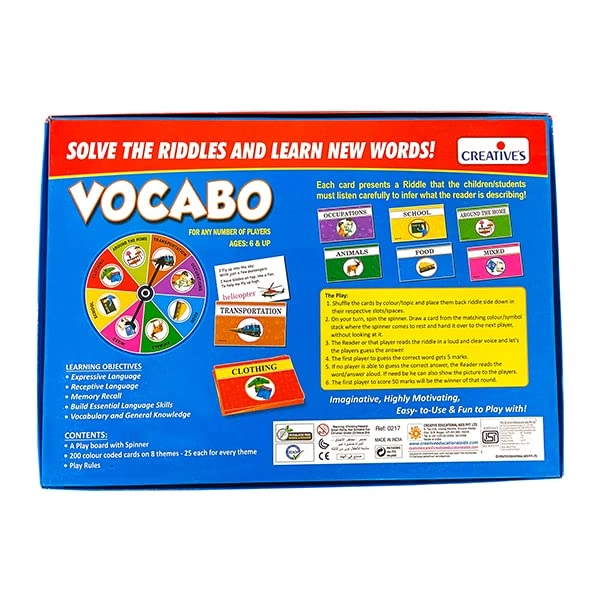 Vocabo Riddles - 6 - 8 years 200 pieces