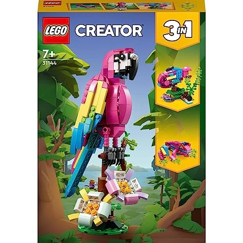 Creator 3in1 Exotic Pink Parrot (31144)