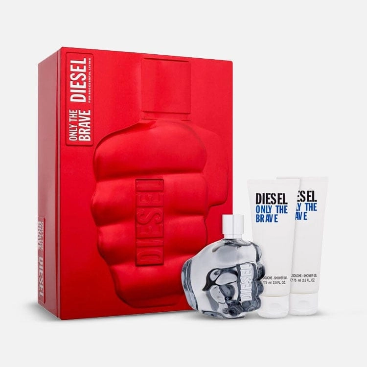 DIESEL Only The Brave + Shower Gel - Eau de Toilette 3 Pieces