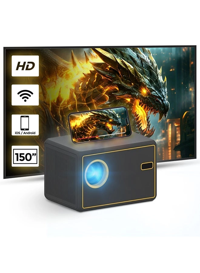 Y7 - 150 ANSI Lumens + UNV-WO-SCR-03 - 100 Inch