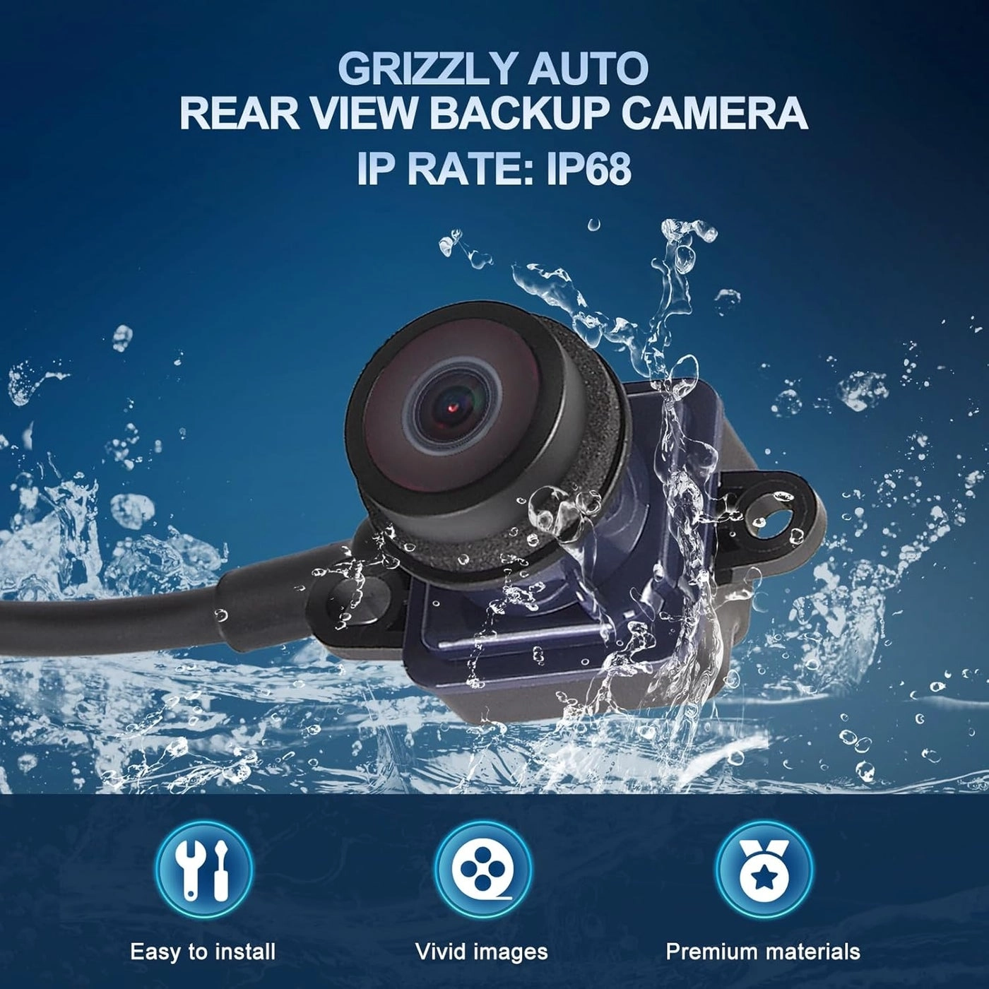 Rear View Backup Camera - Jeep Grand Cherokee & Dodge Durango (2011-2013)
