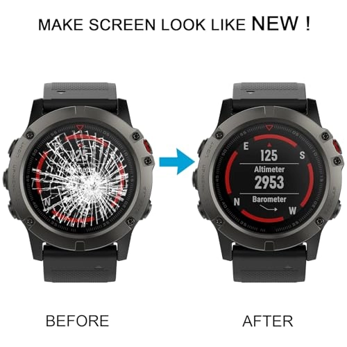 LCD Screen with Digitizer Full Assembly for Garmin Fenix 5X