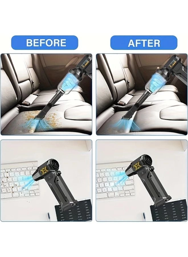 4-in-1 Wireless Handheld Vacuum Cleaner - 2000mAh