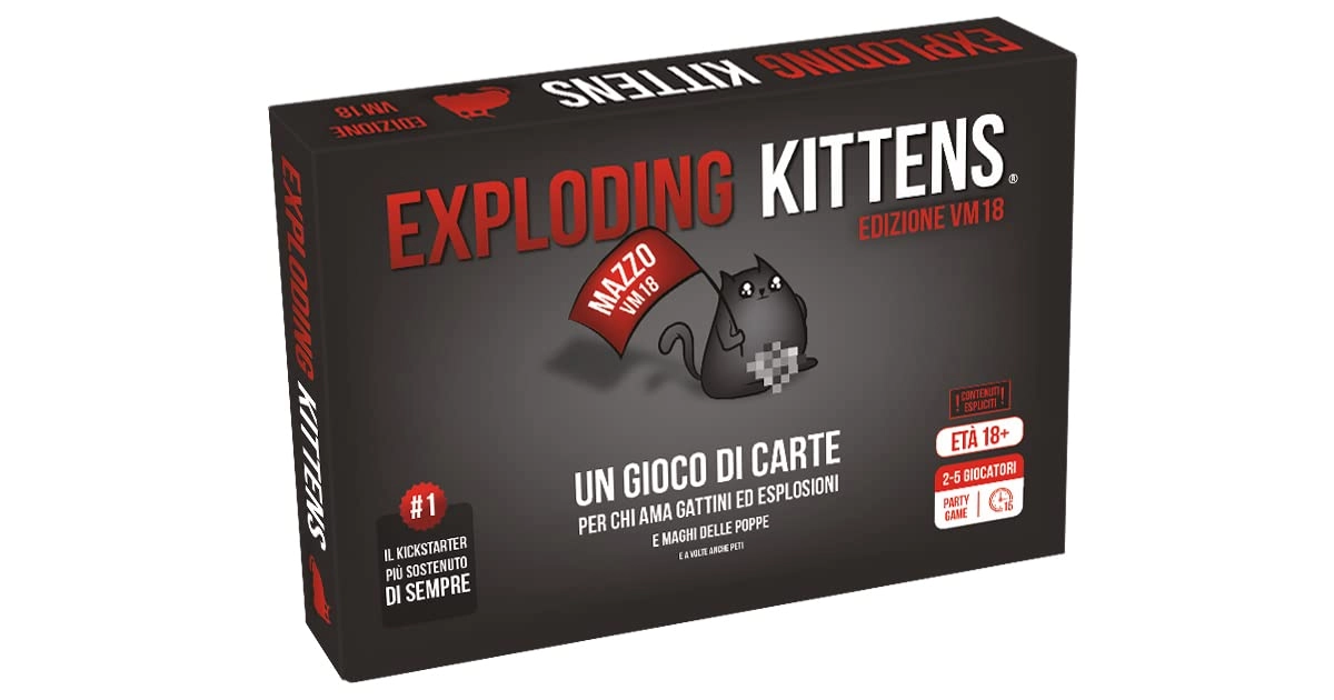 Exploding Kittens: VM18 (Italian) - Card Game