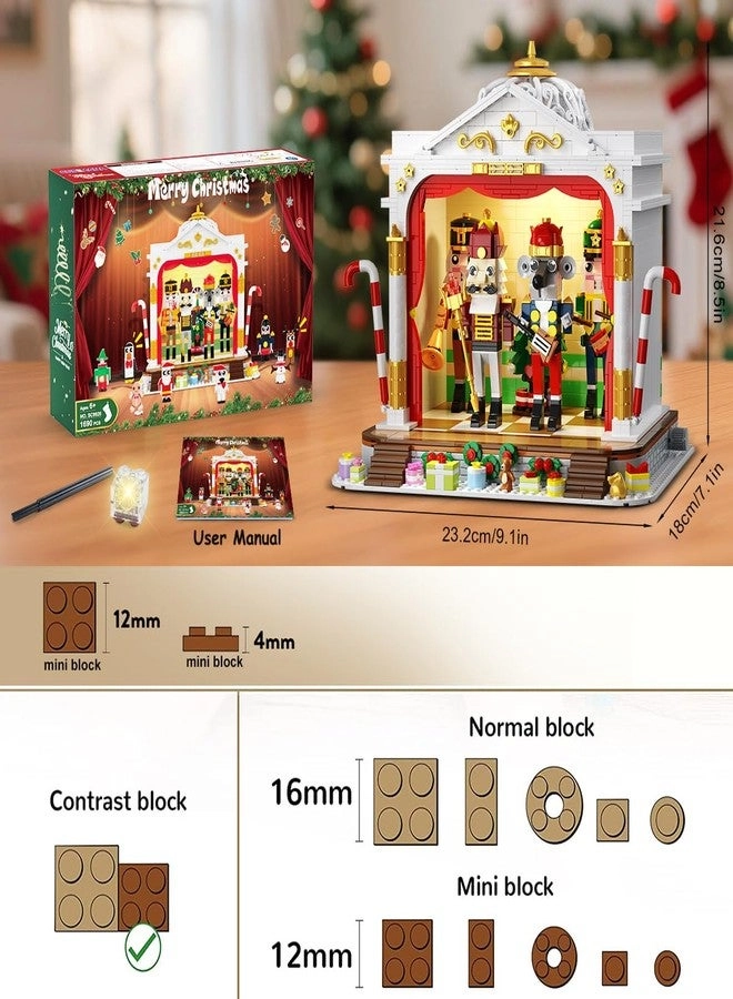 2025 Christmas Nutcracker Theater Building Set - Nutcracker 1690pcs