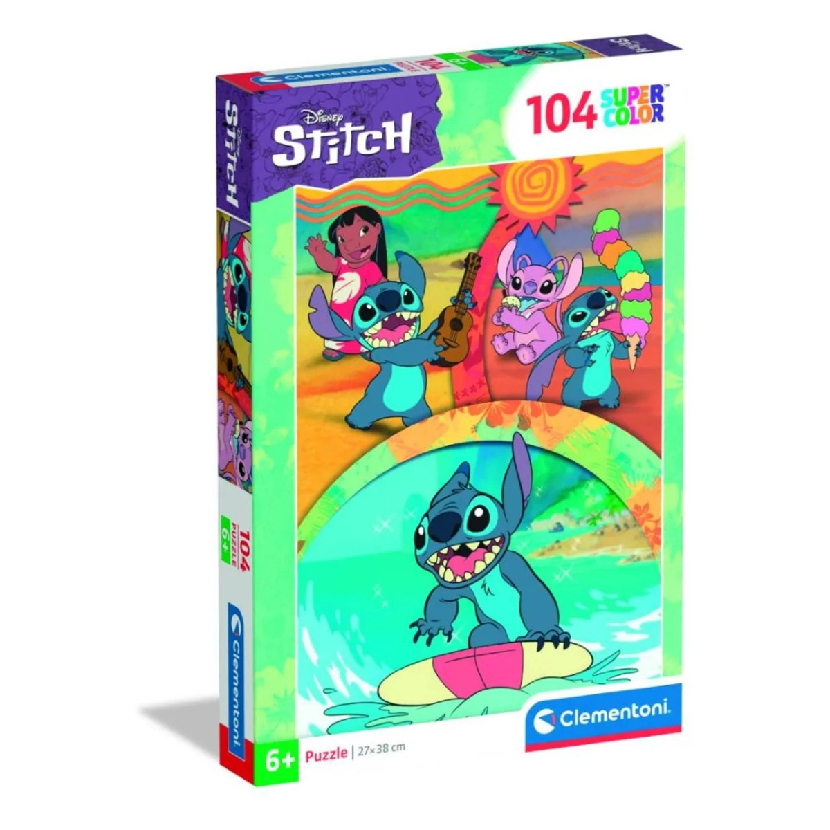 Clementoni Stitch Summer Cool Puzzle (527-25042) - 104 pcs