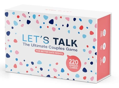 LET'S TALK - 220 Conversation Cards Couples Game