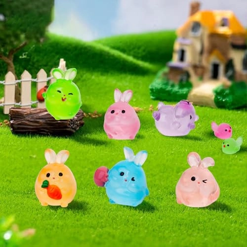Luminous Mini Resin Animals - Premium Eco Friendly Resin