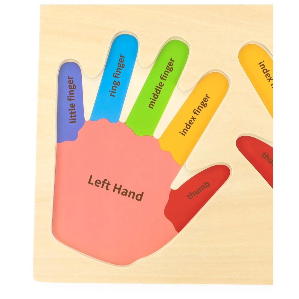 Hand and Finger Puzzle - 3 + 12 piece(s)