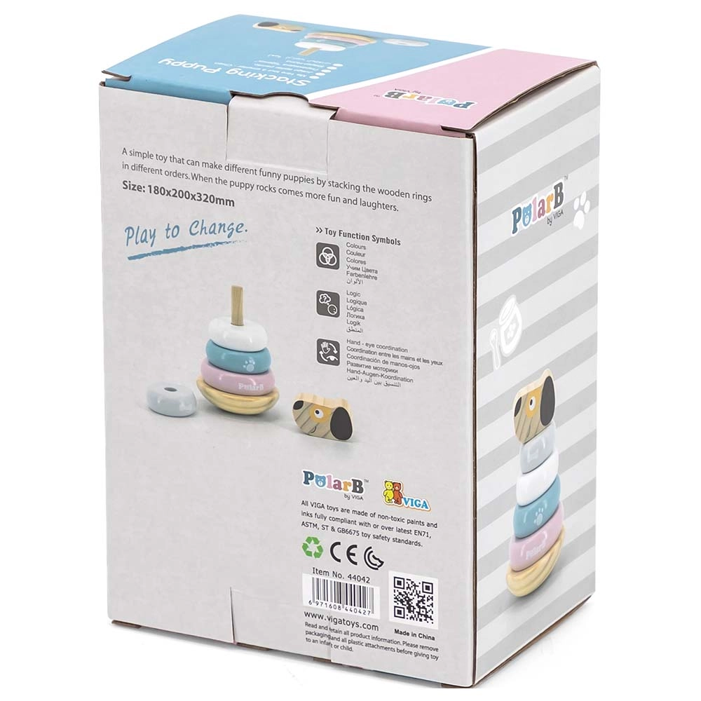 Pastel Stacking Puppy - Suitable for 2 years and above