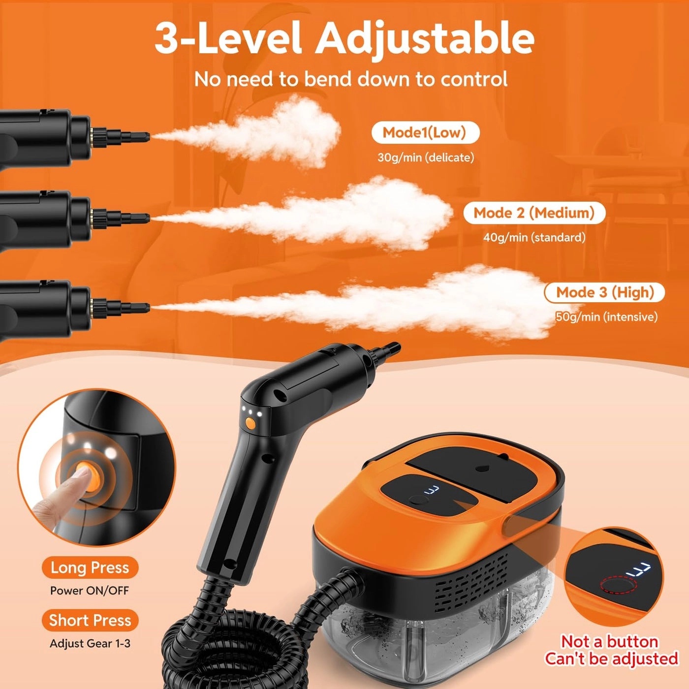 Steam Cleaner - 1.6L
