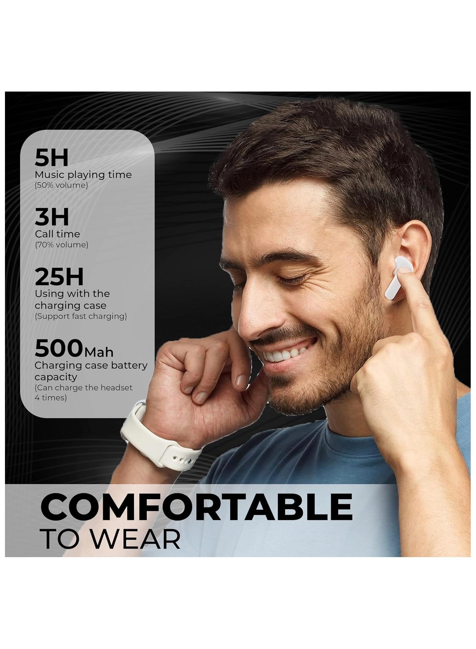 5.3 Wireless Bluetooth Transparent Earbuds