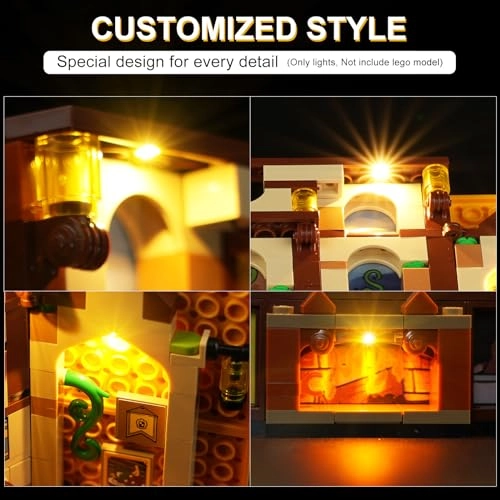 LED Lighting Kit for 76412 - Hufflepuff House Banner
