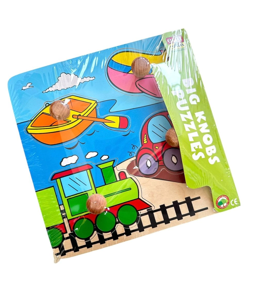 Big Knob Puzzle - Things That Go - Suitable for 18 months & above