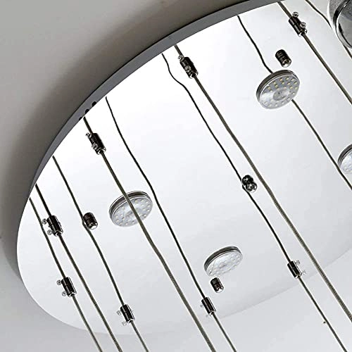 Long Multi Lights Chandelier - 3 color dimmable LED