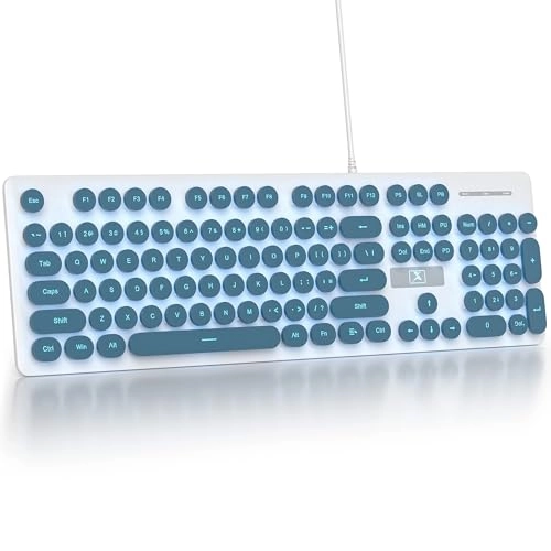 Retro Typewriter Keyboard - Wired