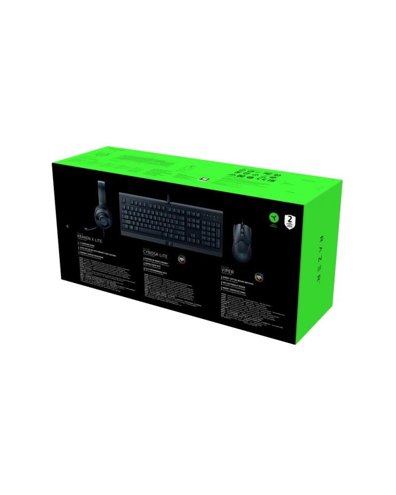 Ornata V3 X + Kraken X Lite + DeathAdder Essential + Gigantus V2 - Wired