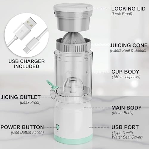Electric Juicer - 380 Milliliters
