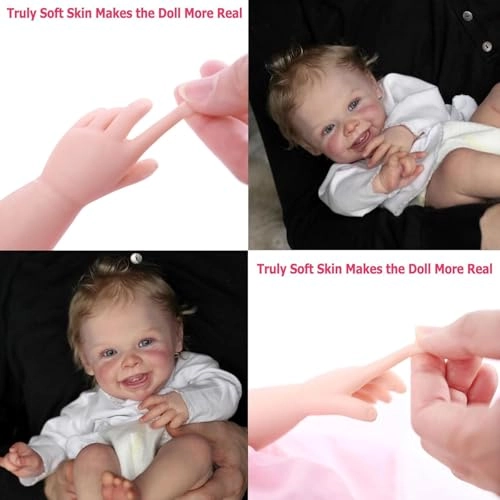 Reborn Baby Doll - 20 Inches Silicone Female Ages 36 months+