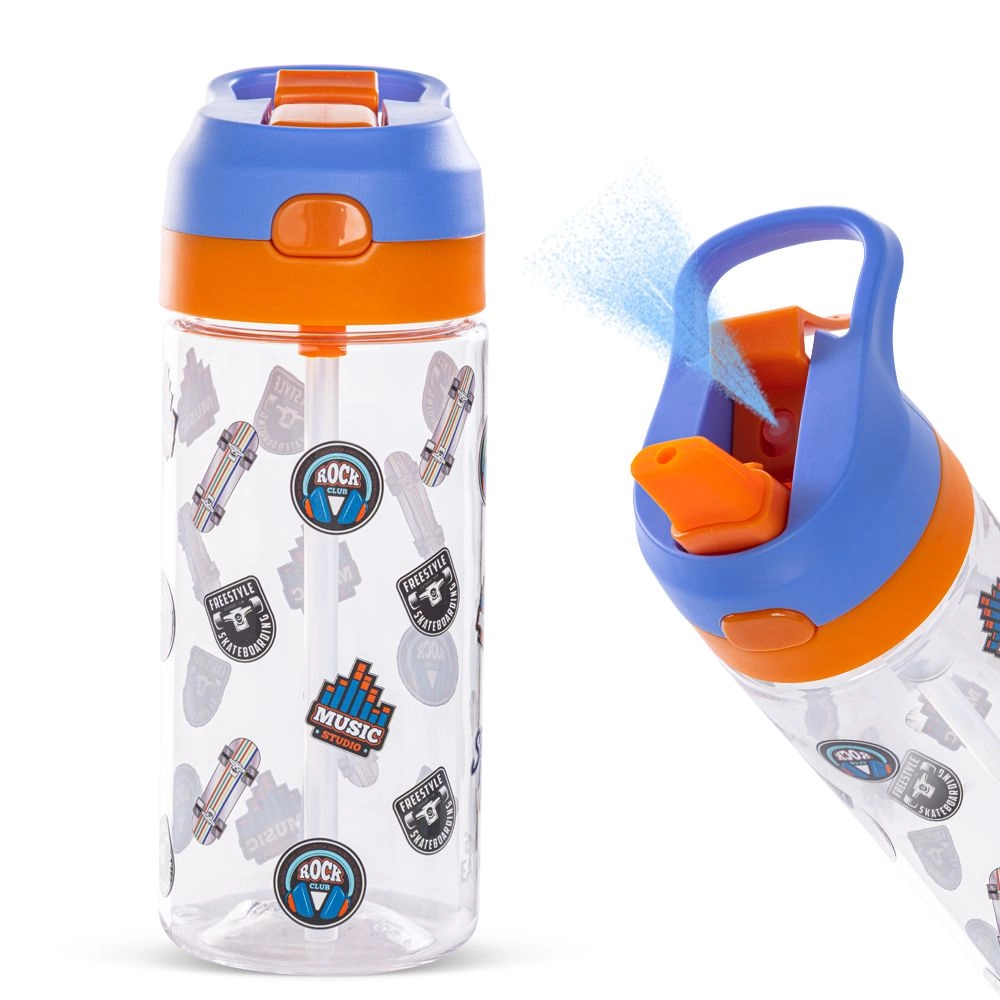 Eazy Kids Skater Water Bottle - Spray Tritan 500 ml