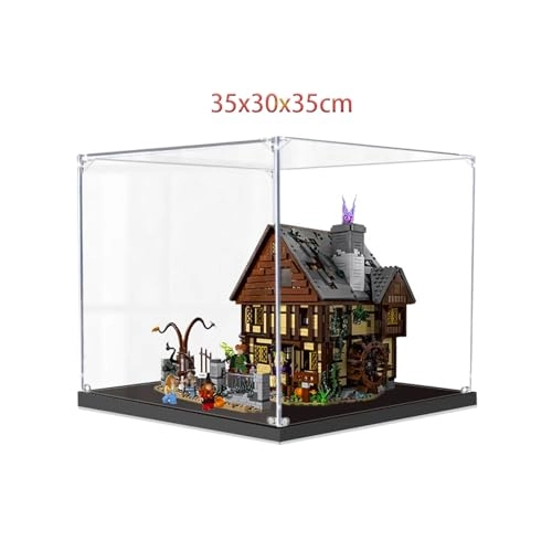 Display Case for Lego The Witch's House of SandArson Sisters 21341 - 35x30x35cm Acrylic