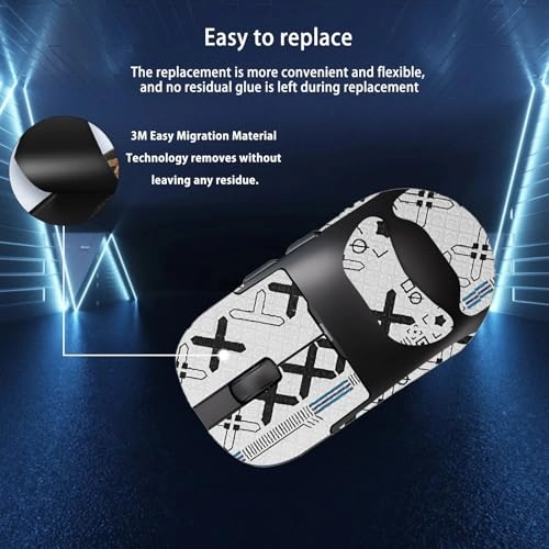 Mouse Grip Tape - A.JAZZ AJ159APEX White Anti-slip