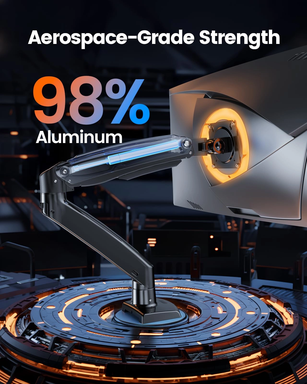 Single Monitor Mount - 13 to 49 inches VESA 75/100mm